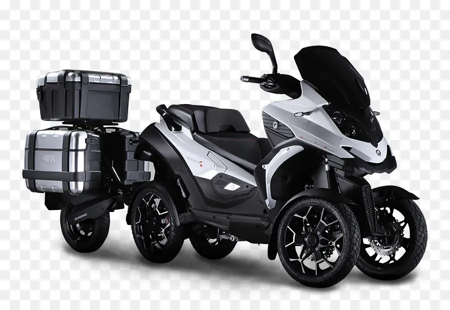 Moto à Trois Roues Noire Et Blanche，Tricycle PNG