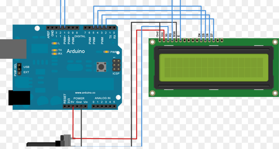 Carte Arduino，Écran Lcd PNG