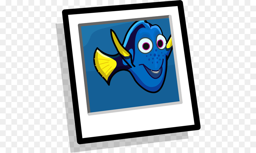 Caricature De Poisson Bleu，Animé PNG