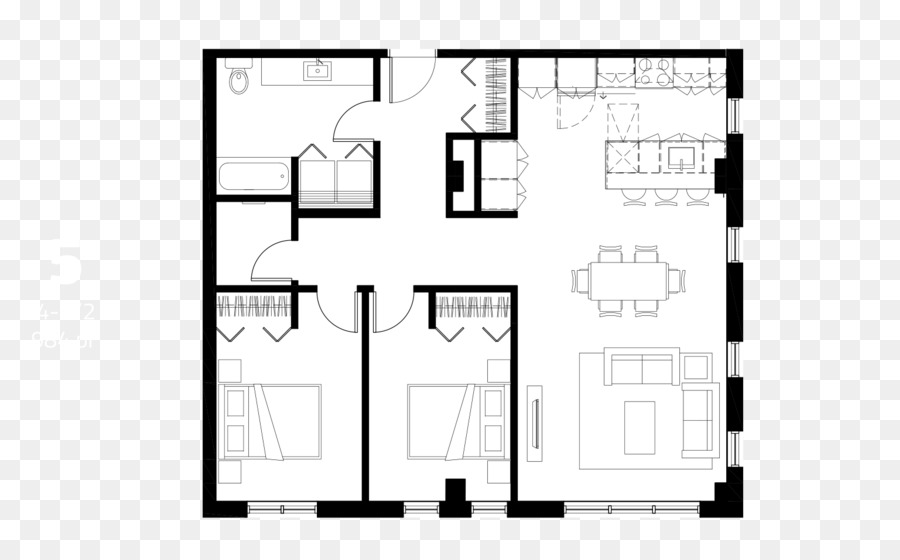 Plan D'étage，Appartement PNG