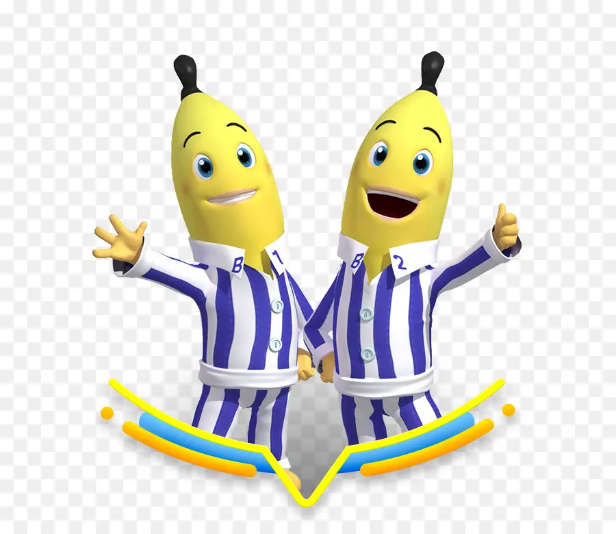 Bananes En Pyjama，Animation PNG