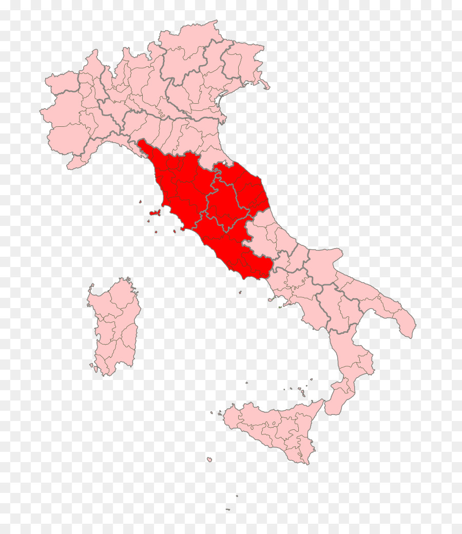 Royaume D Italie，Les Régions De L Italie PNG