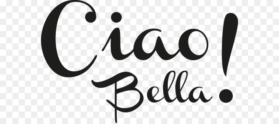 Texte Ciao Bella，Salutation PNG