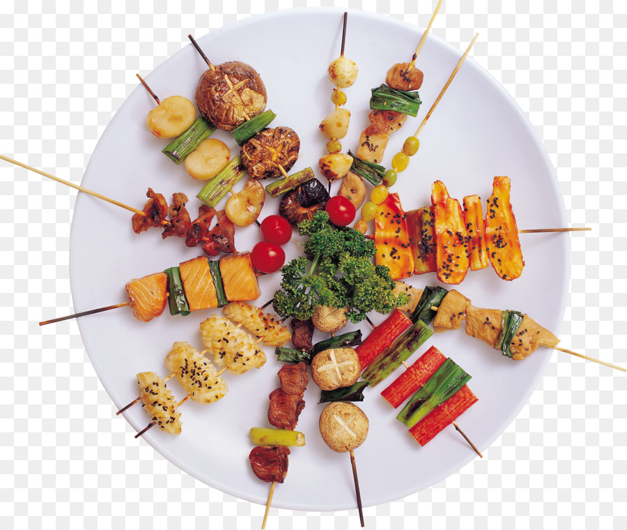 Brochettes De Nourriture，Plaque PNG