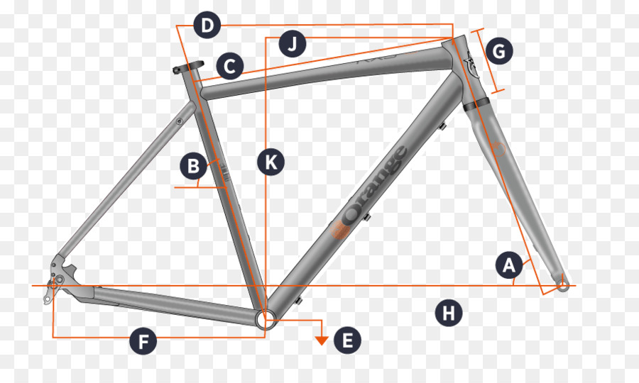 Schéma Du Cadre De Vélo，Vélo PNG