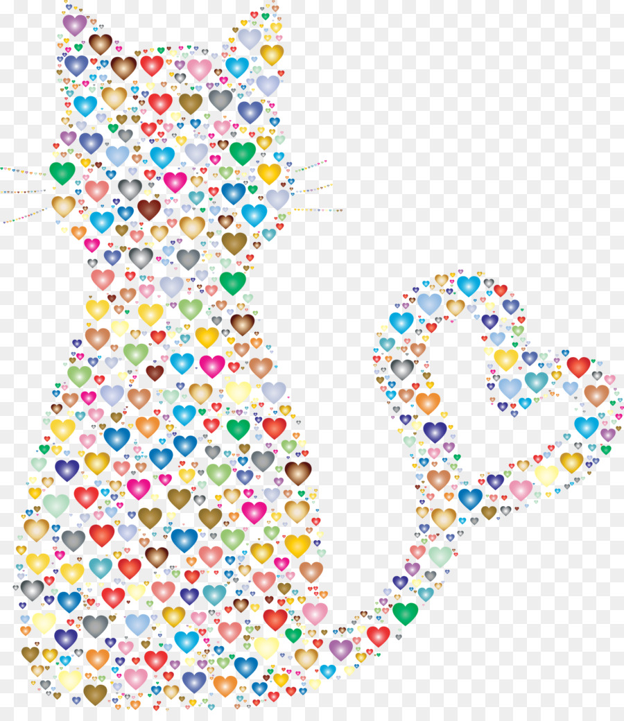 Chat Coeur，Cœurs PNG