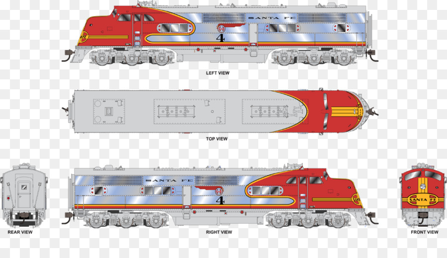 Train Rouge Et Argent，Locomotive PNG