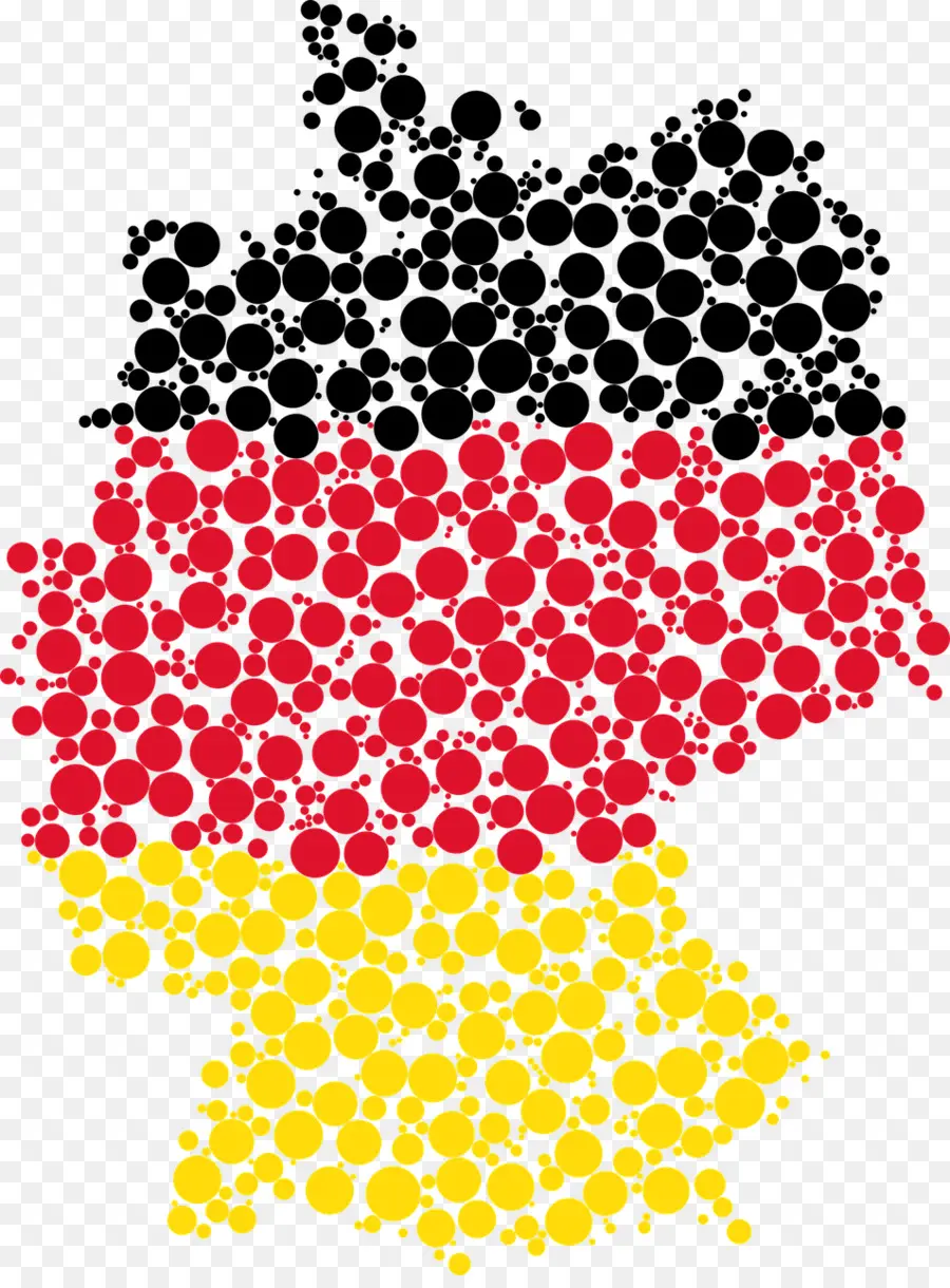 Carte De L'allemagne，Drapeau PNG