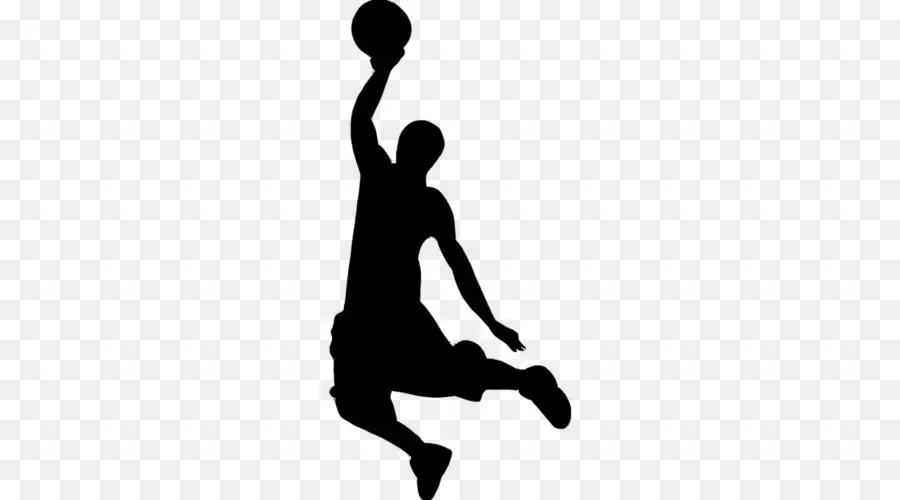 Silhouette De Basket Ball，Basket Ball PNG