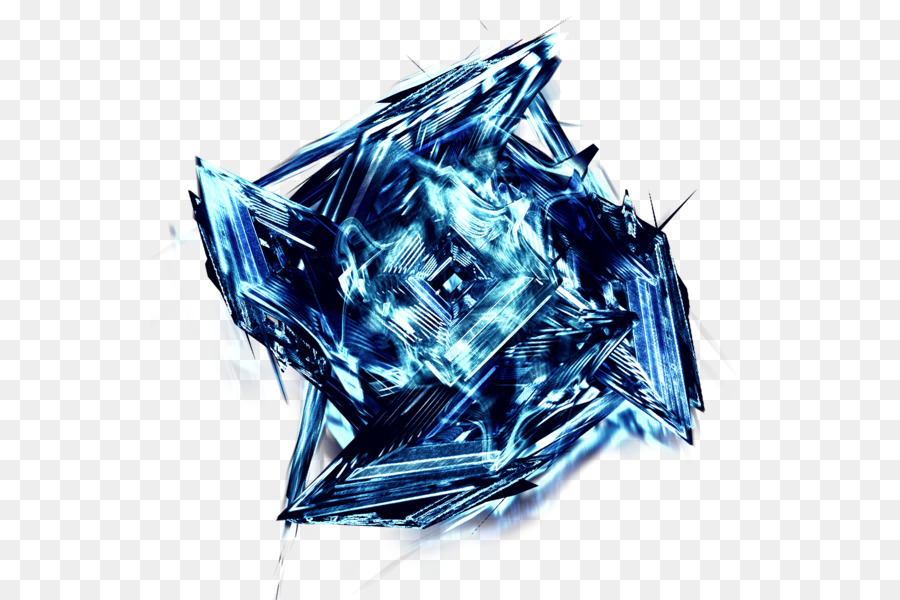 Cristal Bleu，Brillant PNG