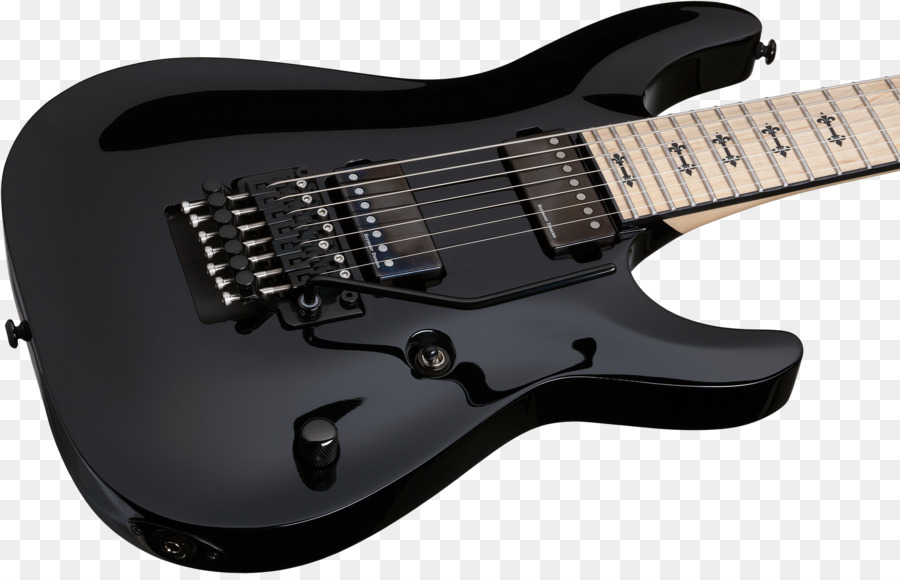 Guitare électrique Noire，Cordes PNG