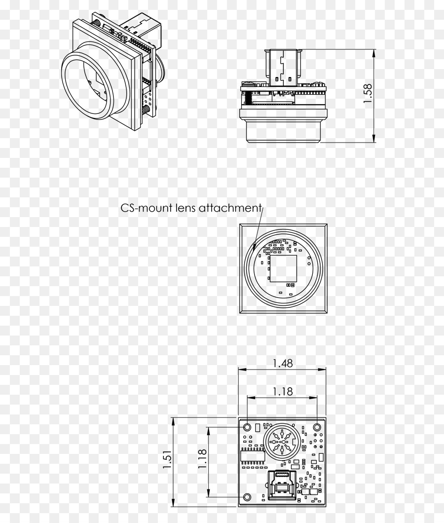 Dessin Technique，Vision à La Machine PNG