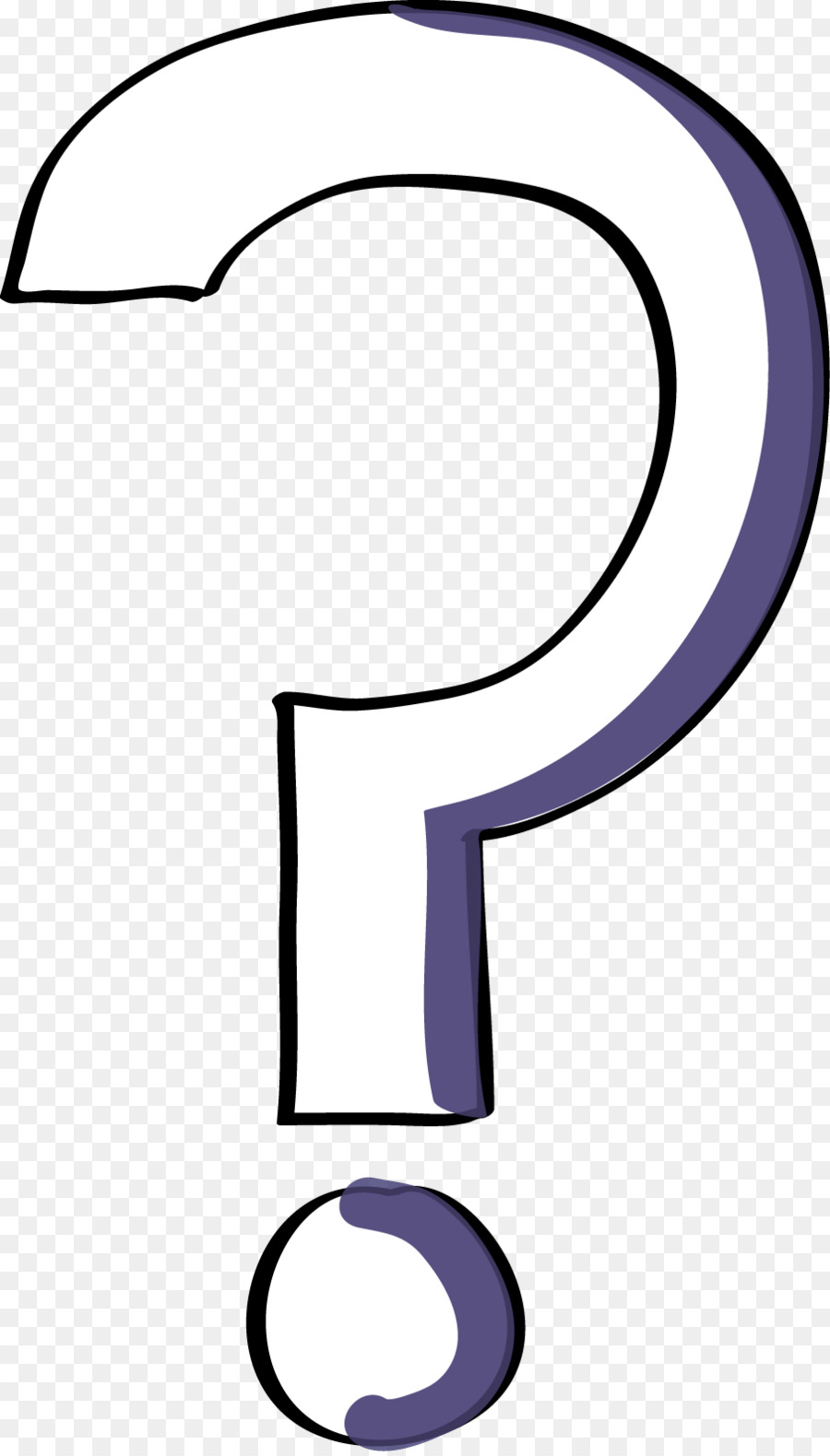 Point D'interrogation，Violet PNG