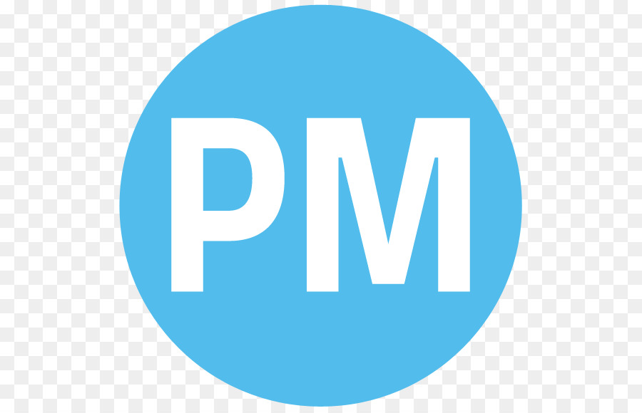 Icône Pm，Bleu PNG