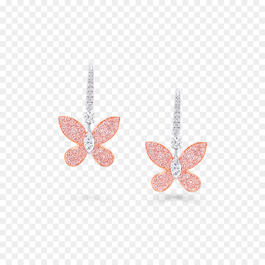 Boucle D'oreille，Papillon PNG