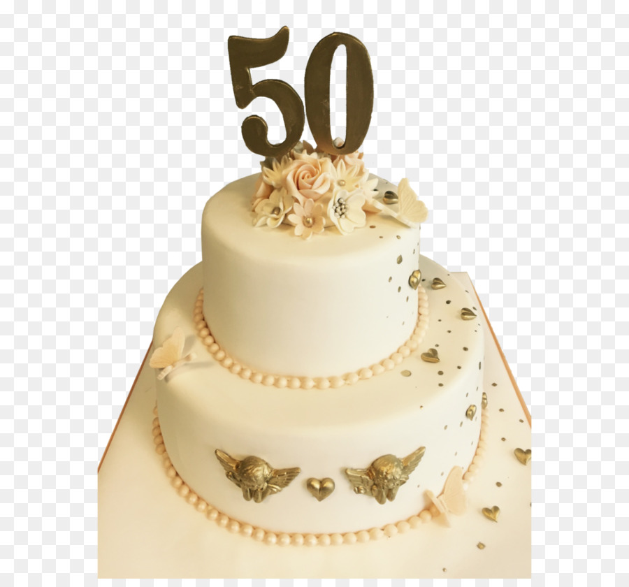 Gâteau Du 50ème Anniversaire，Célébration PNG