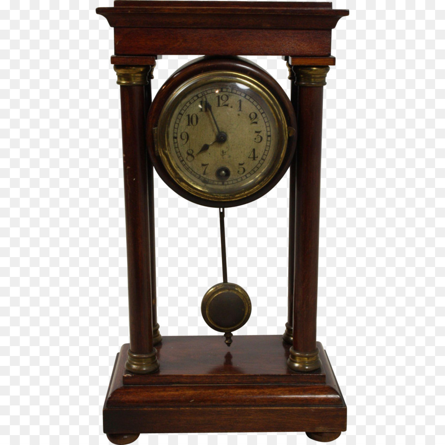 Horloge Antique，En Bois PNG