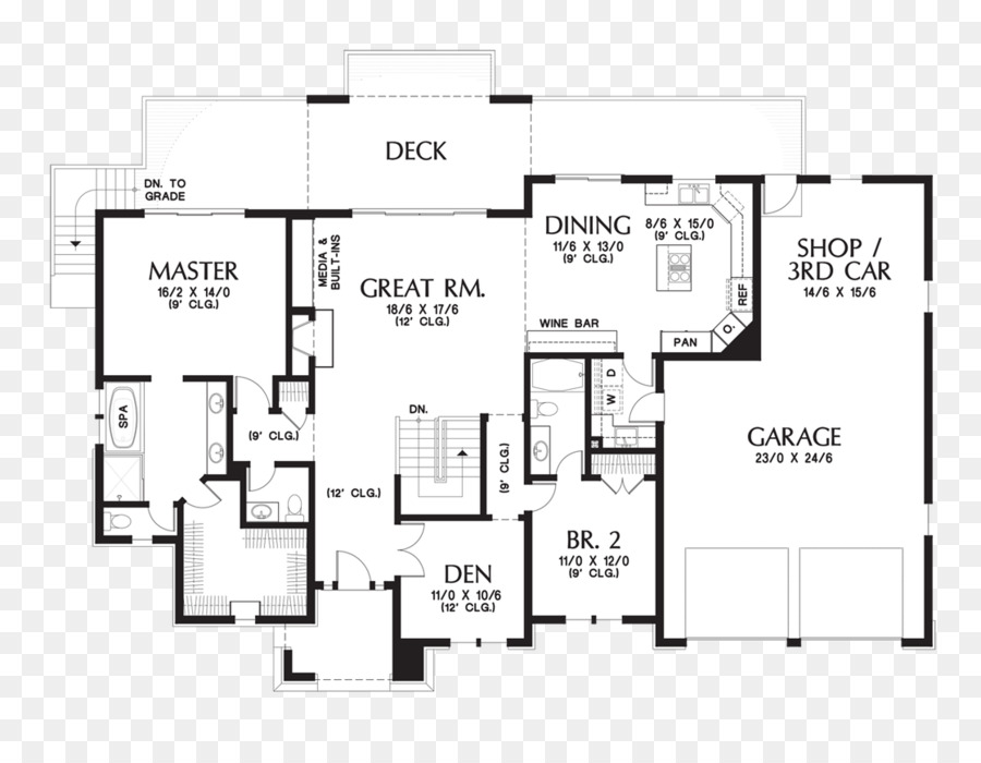 Plan De La Maison，étage PNG