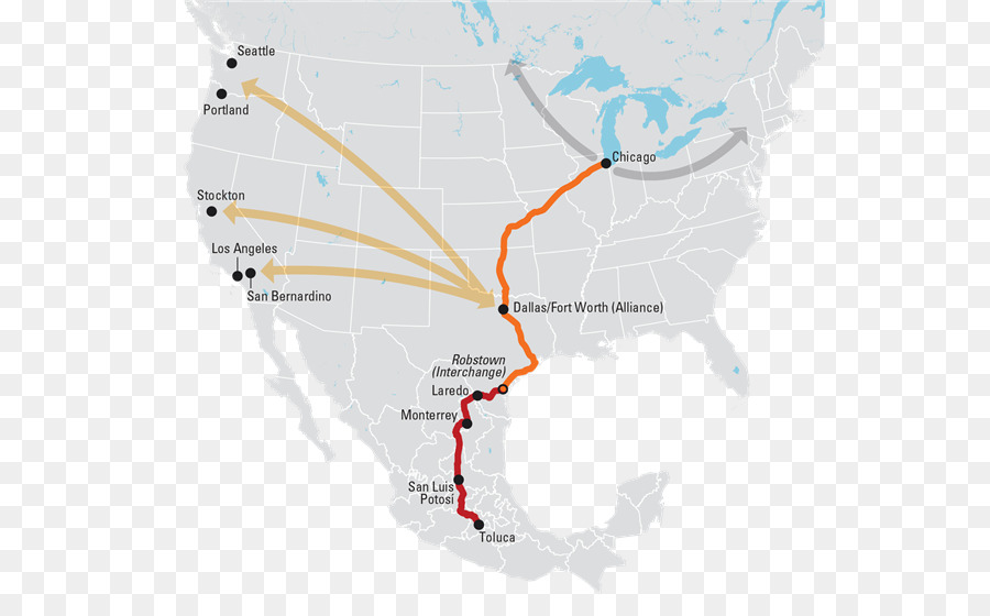 Le Transport Ferroviaire，Carte PNG