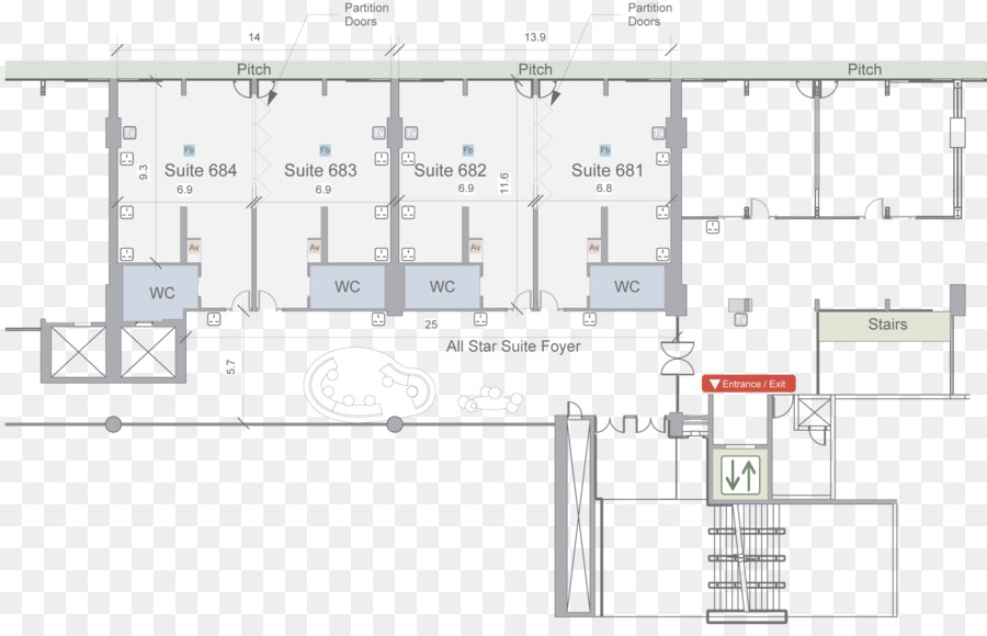 Croke Park，Plan D étage PNG