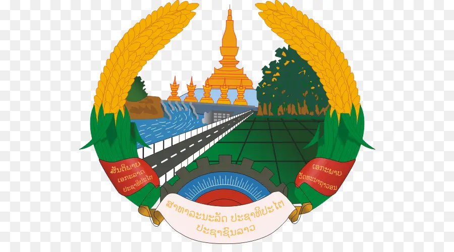 Emblème Du Laos，Les Armoiries De L PNG