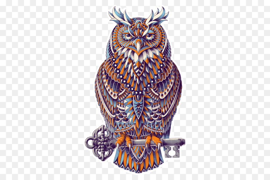 Hibou Décoratif，Clé PNG