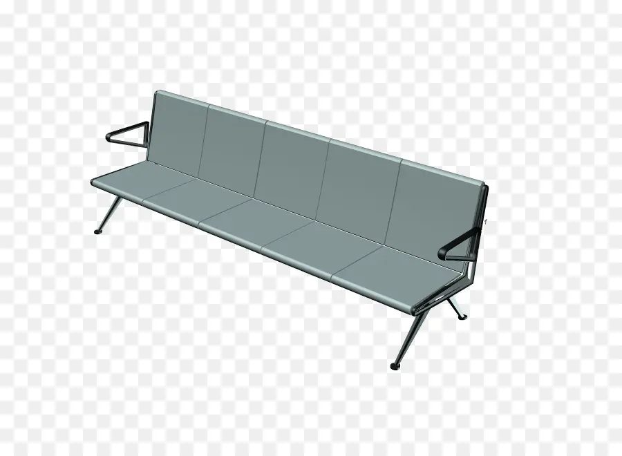 Banc De Salle D'attente，Gris PNG