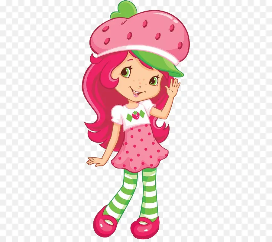 Fille Aux Fraises，Dessin Animé PNG