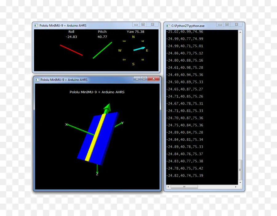 Ahrs，Arduino PNG