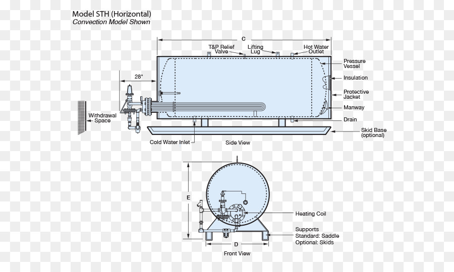 Chauffage à L'eau，Plan Horizontal PNG