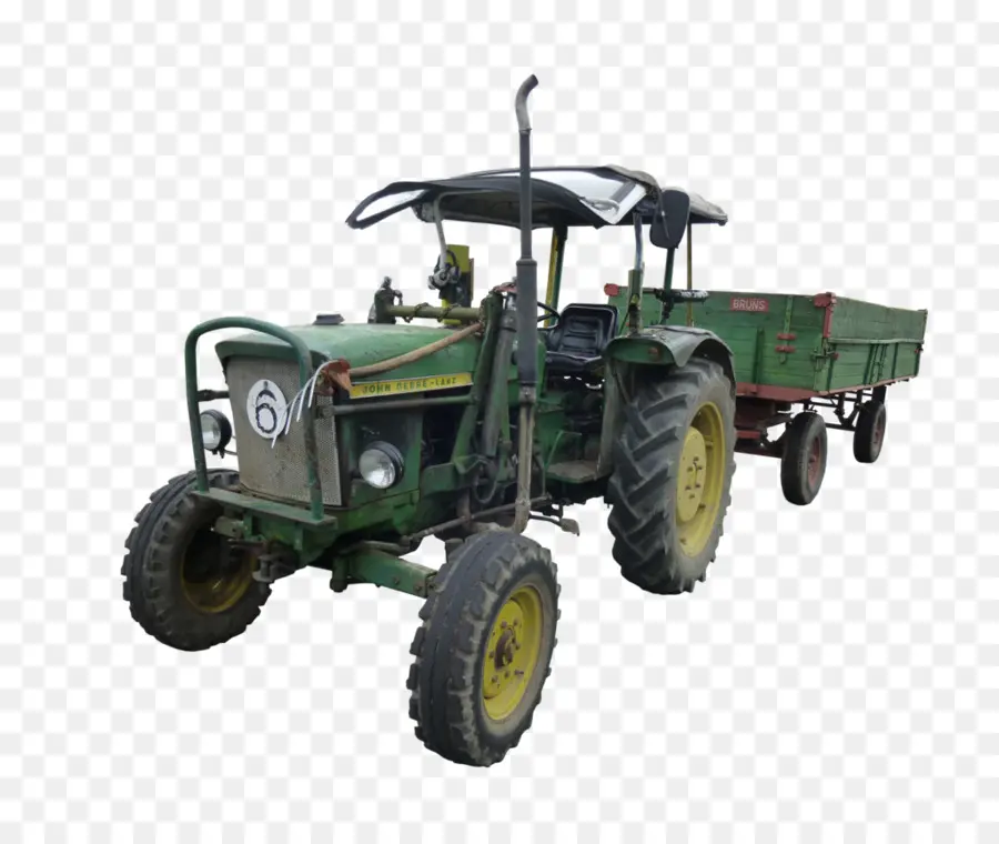 Tracteur Vert，Véhicule PNG