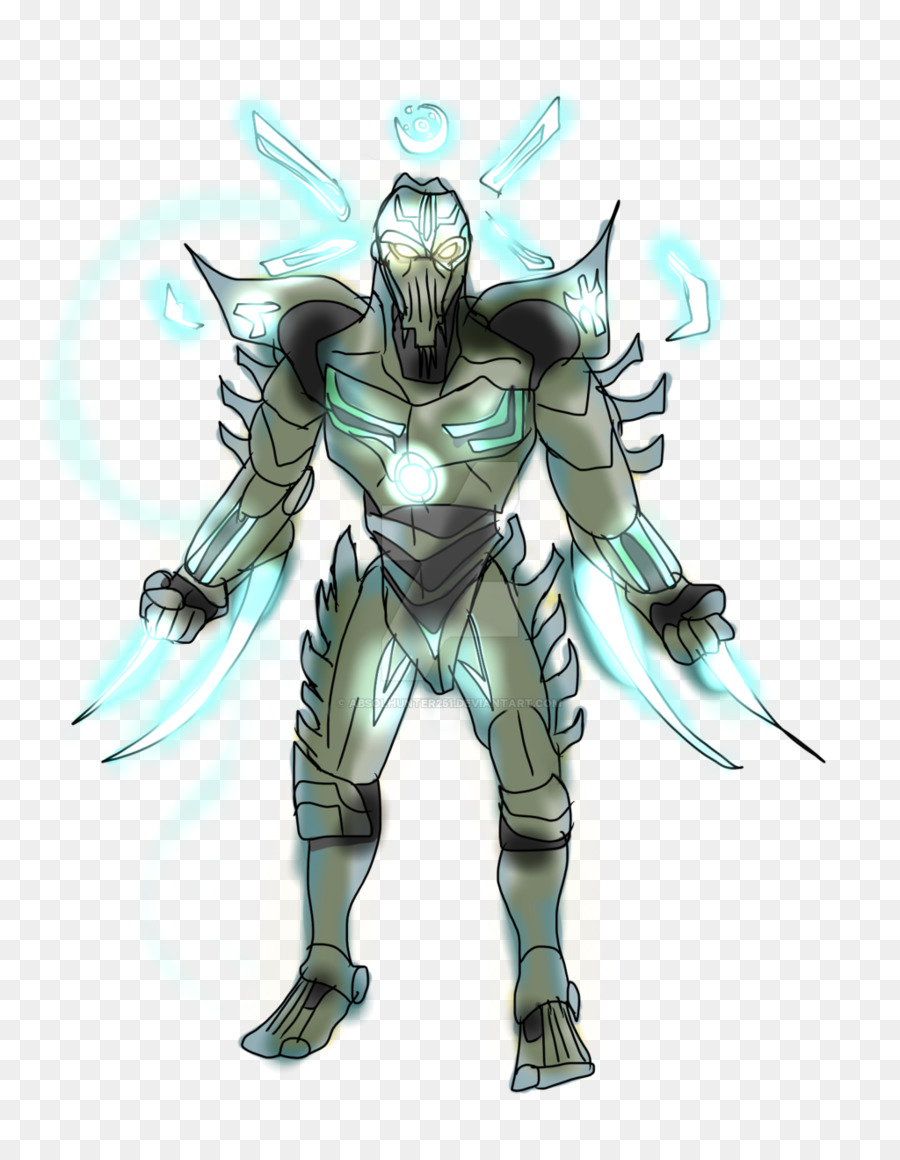 Personnage En Armure Bleue，Science Fiction PNG