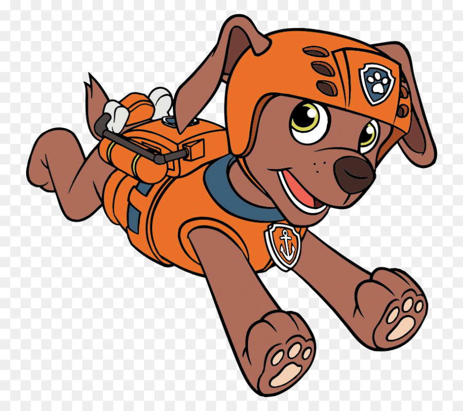 Chien En Costume Orange，Chien PNG