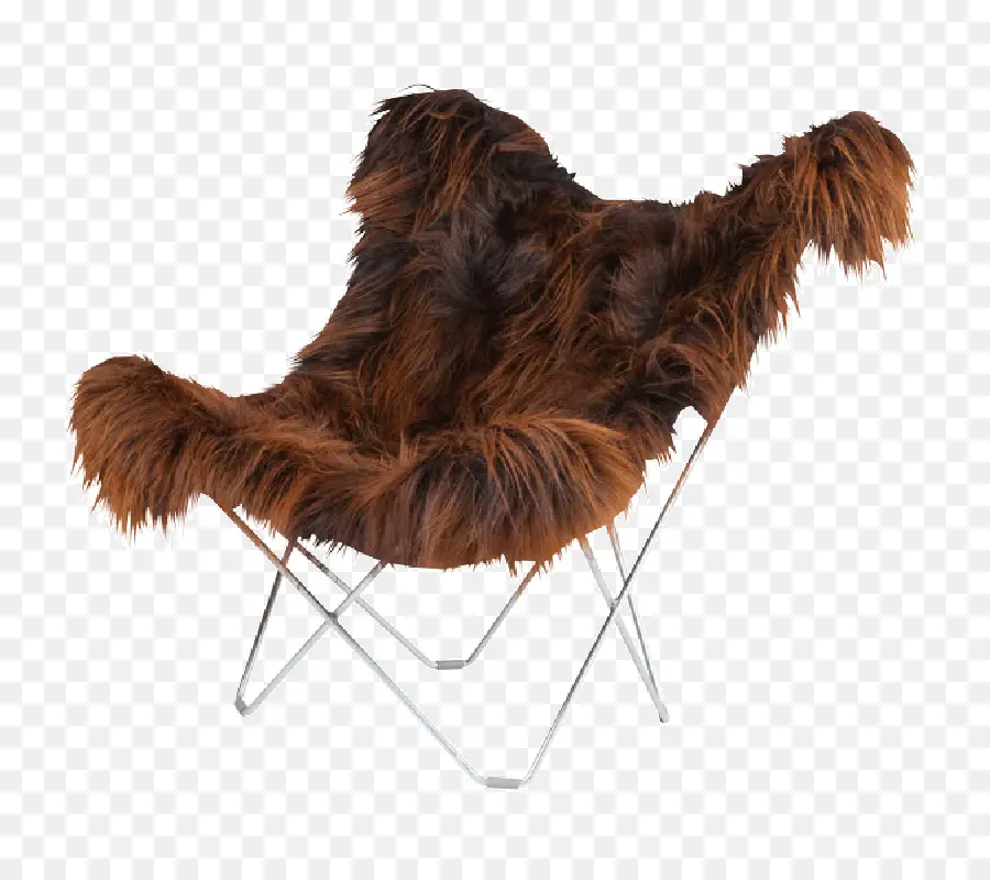 Chaise En Fourrure，Brun PNG