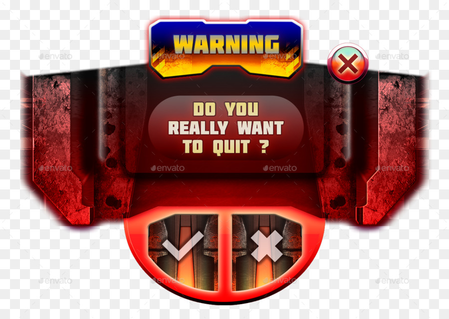 Quitter L'avertissement，Jeu PNG