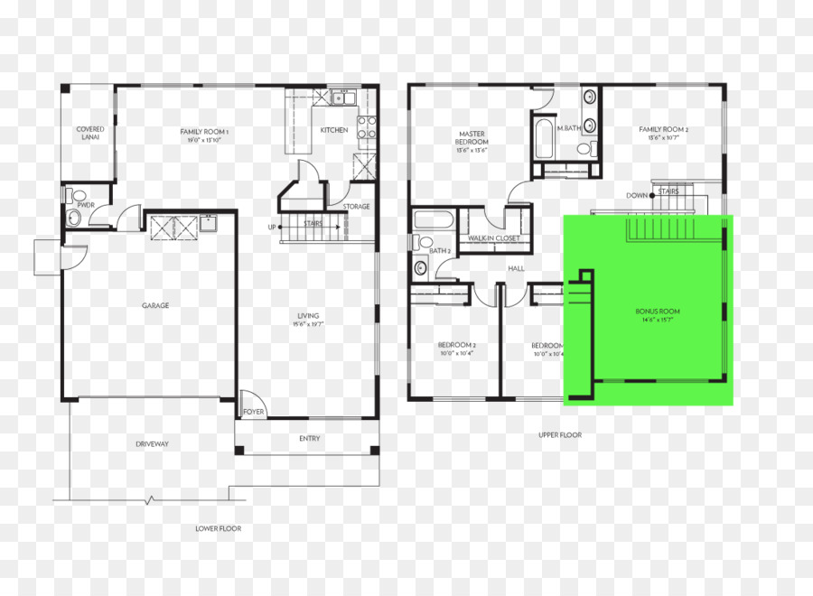 Plan D'étage De La Maison，Architecture PNG