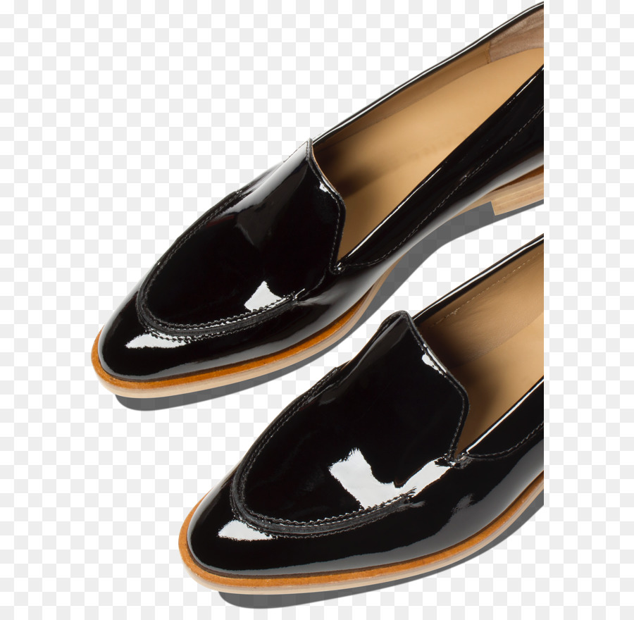 Slipon Chaussure，En Cuir Verni PNG