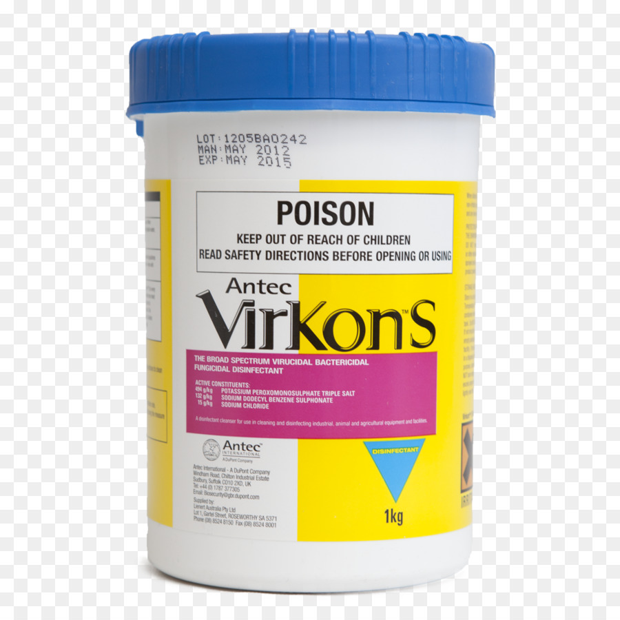 Virkon，Les Désinfectants PNG