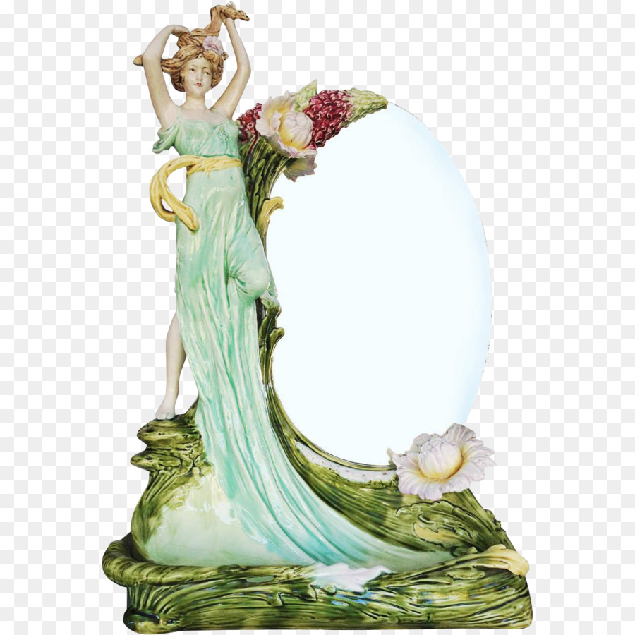 Miroir Décoratif，Art Nouveau PNG