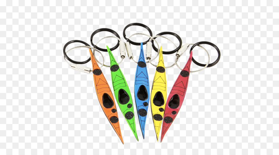 Porte Clés Kayak Colorés，Miniature PNG