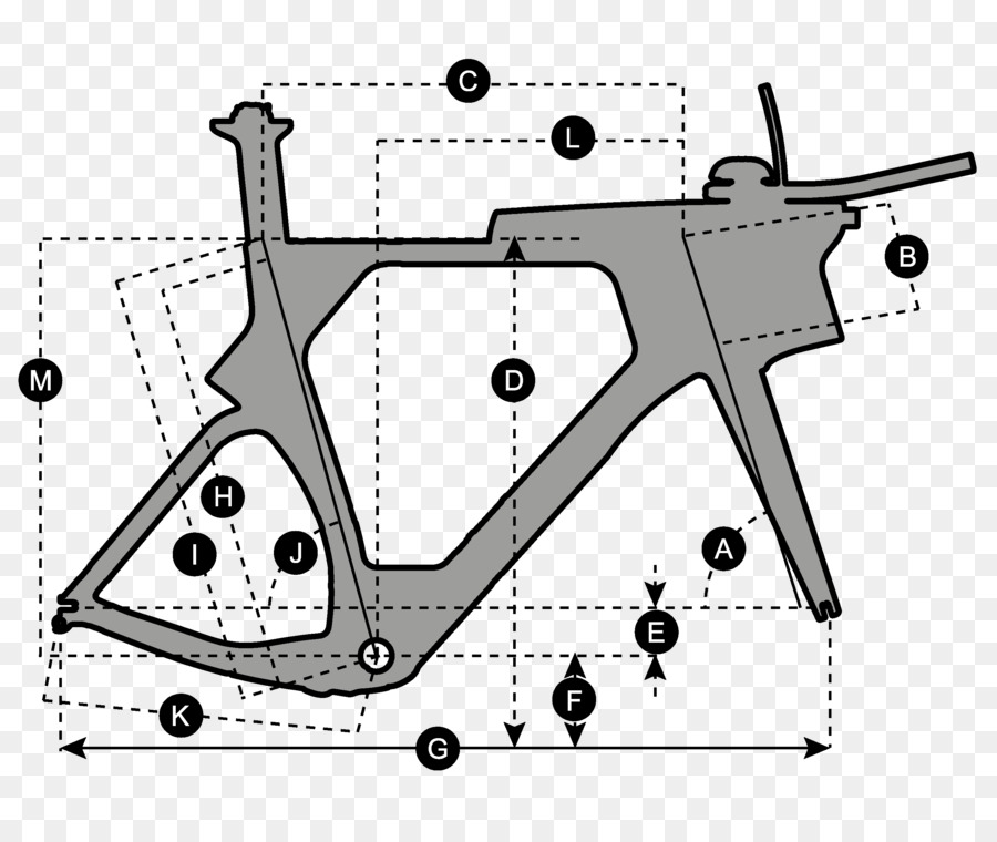 Schéma Du Cadre De Vélo，Vélo PNG