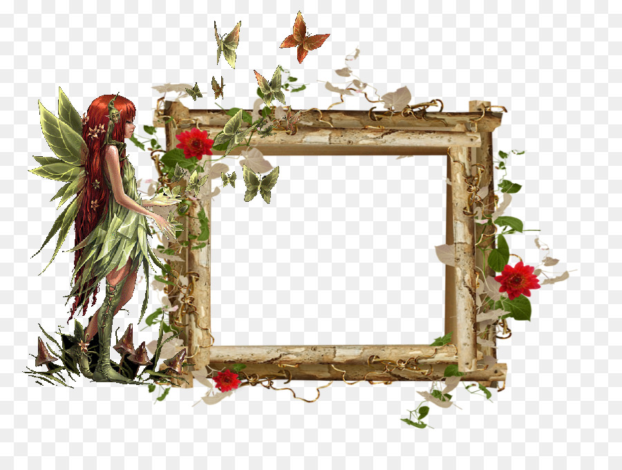 Cadre Décoratif，Fleurs PNG