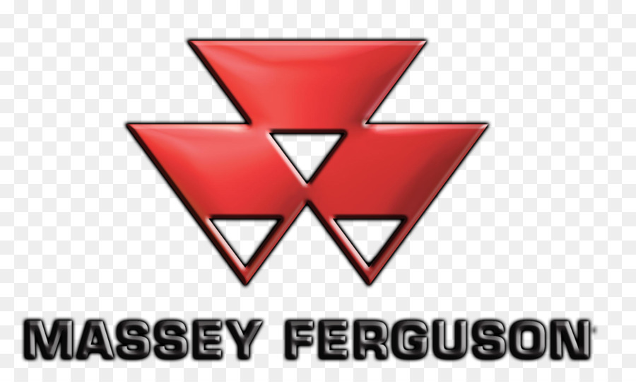 Logo Massey Ferguson，Triangles Rouges PNG