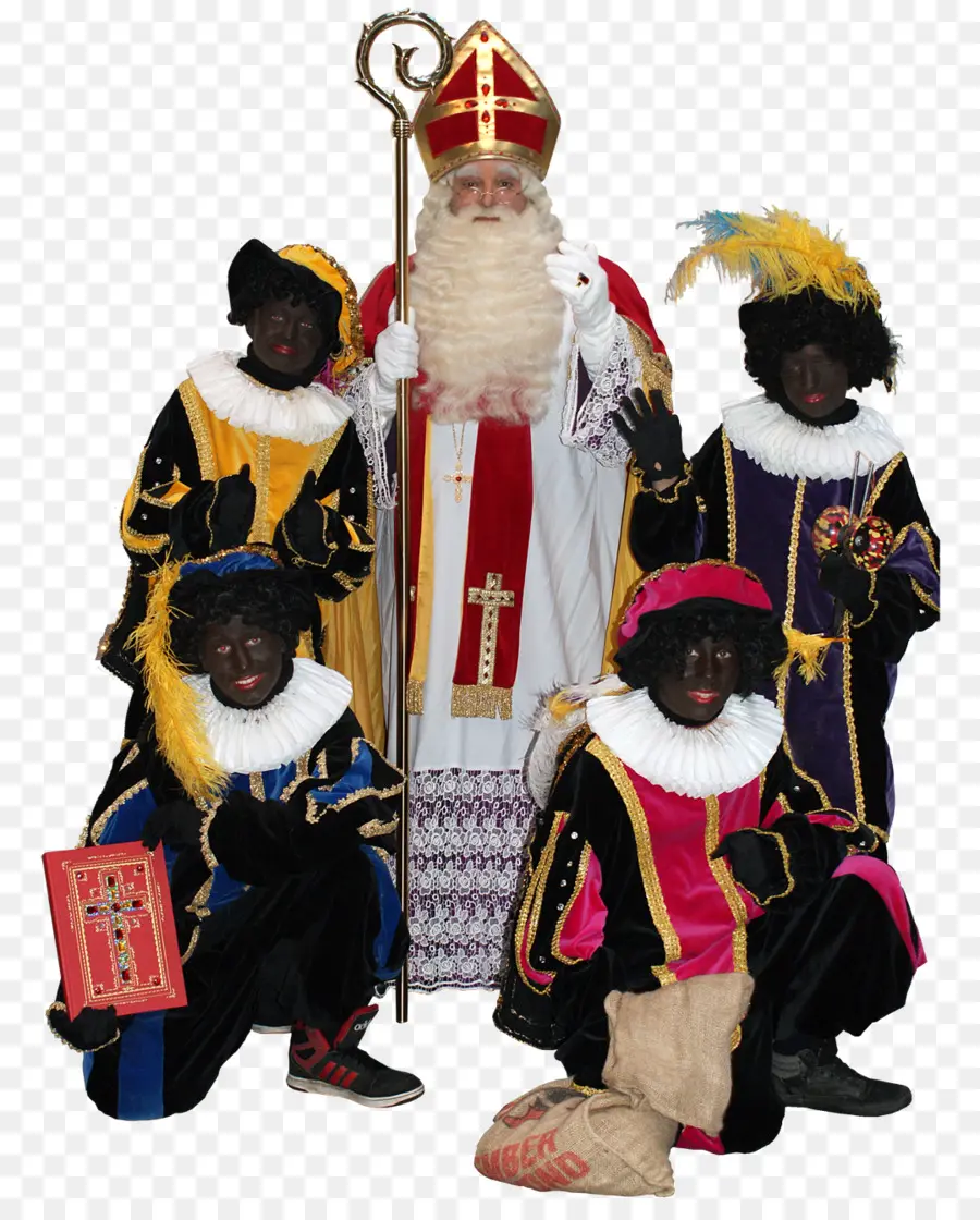 Saint Nicolas Et Piet Noir，Déguisements PNG