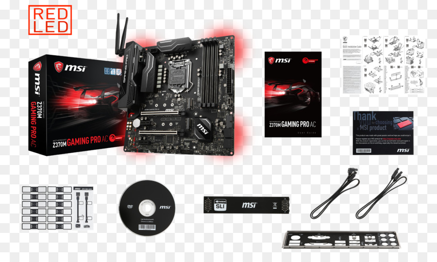 Intel，Carte Mère Msi Z370m Jeu Pro Ac Pc à Base De Processeur Intel 1151v2 Forme Fac PNG