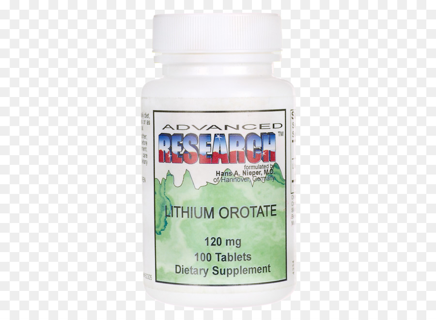 Complément Alimentaire，Orotate Au Lithium PNG