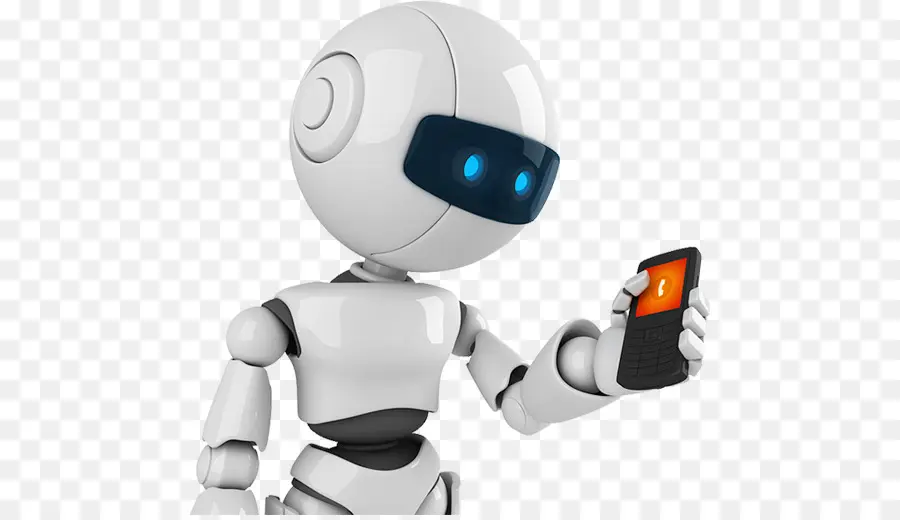 Robot Avec Téléphone，Technologie PNG