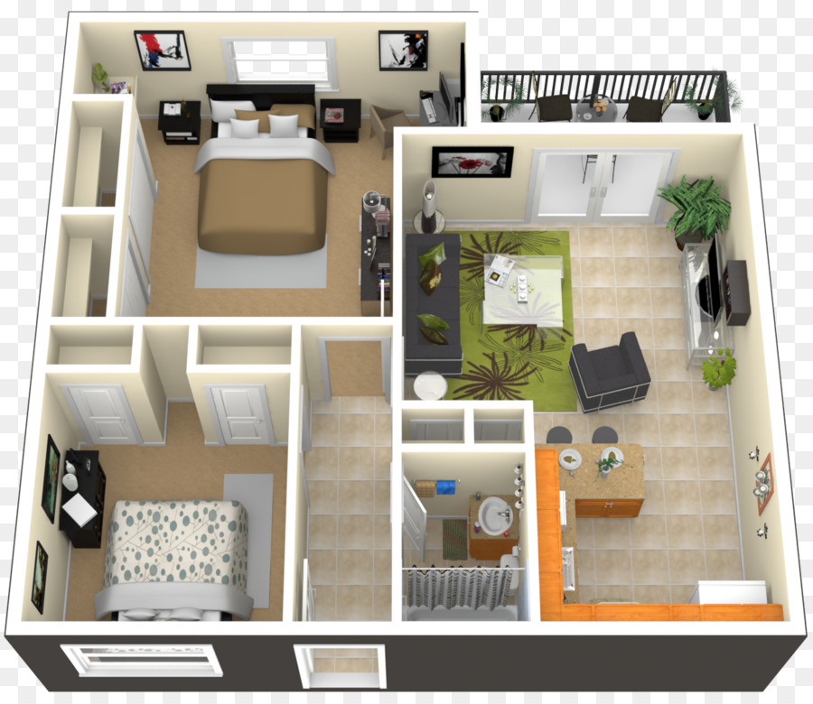 Disposition De L'appartement，Plan D'étage PNG