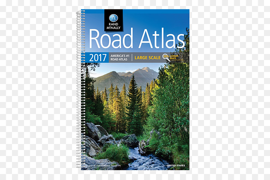 Rand Mcnally 2009 L Atlas Routier à Grande échelle Aux états Unis，2018 Rand Mcnally Grande échelle Atlas Routier Lsra PNG