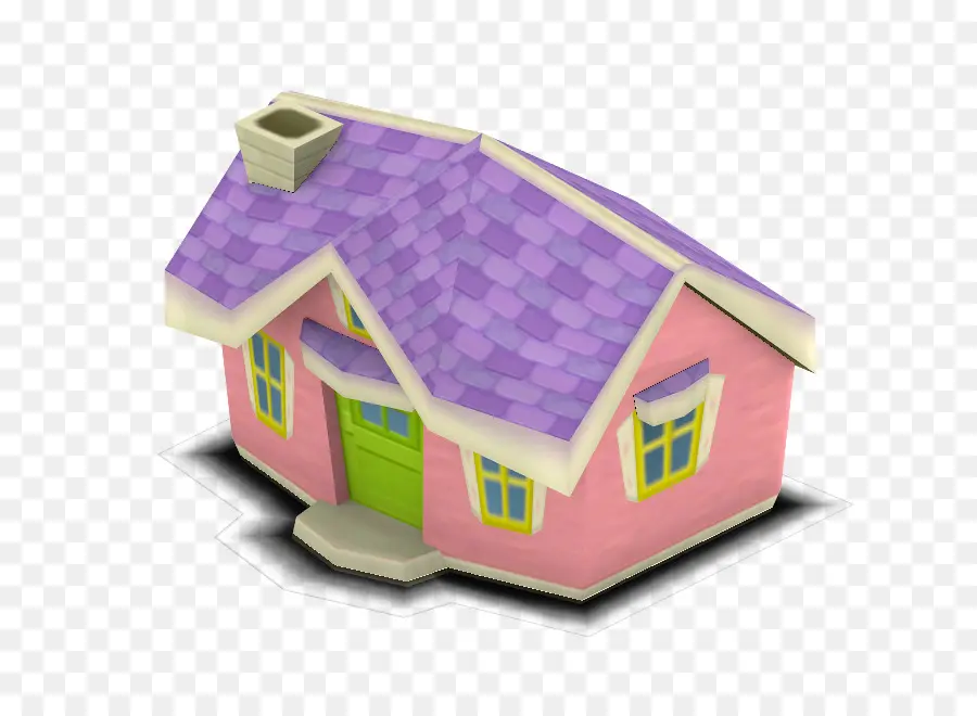 Jolie Maison，Toit Violet PNG